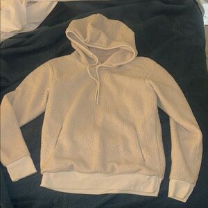 ALO Yoga Cream Fleece Hoodie Sherpa fur